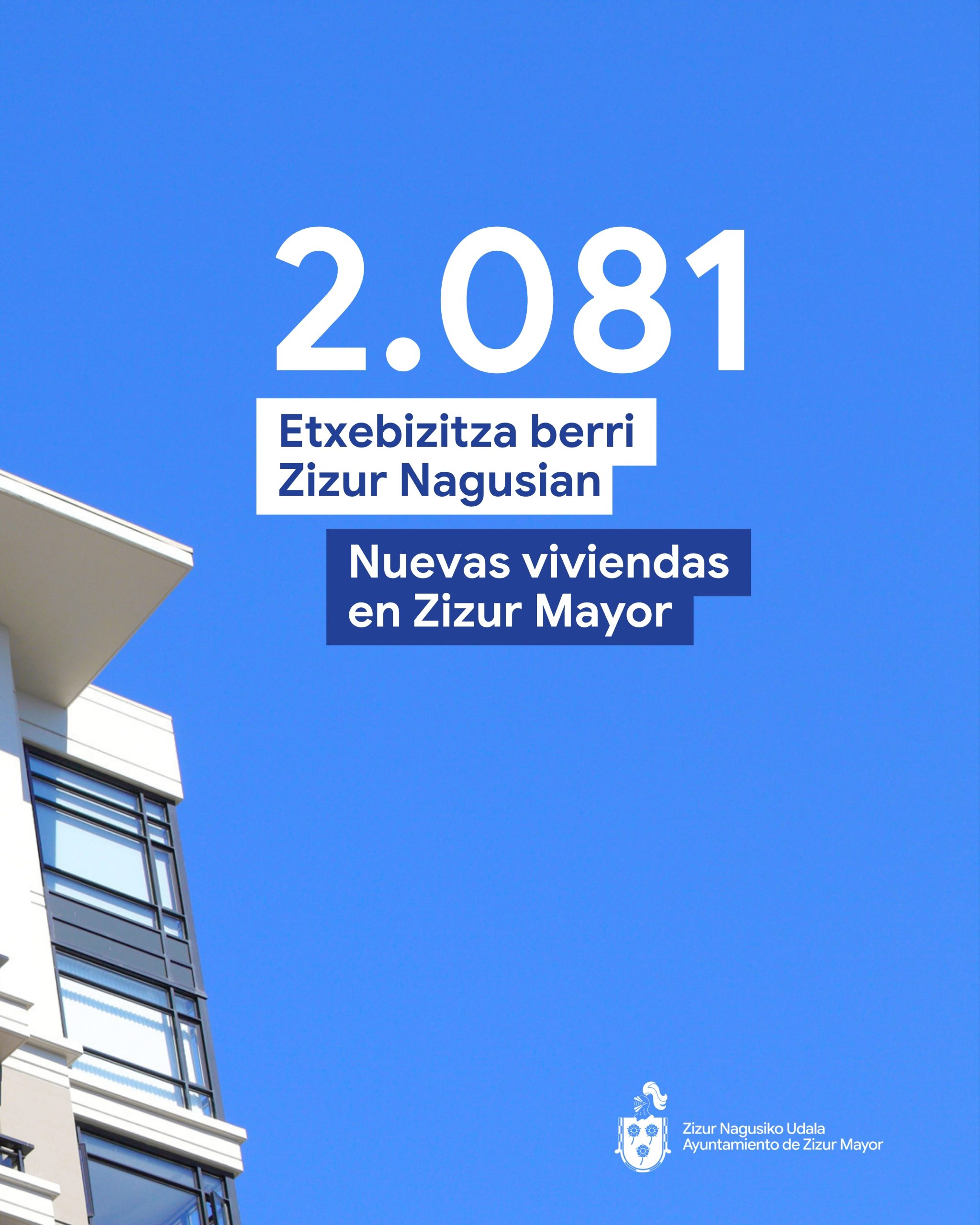 Zizur Mayor contará con 2.081 viviendas tras aprobar su nuevo Plan Urbanístico Municipal